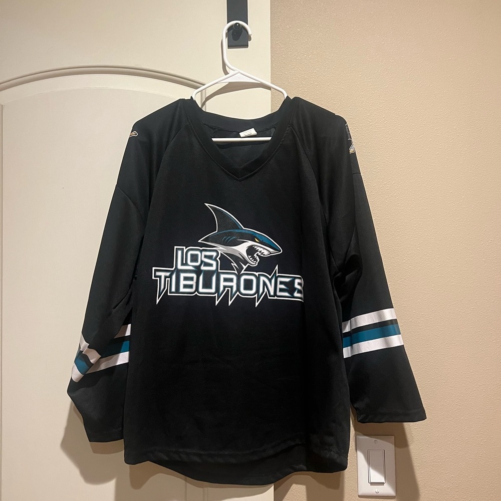 San Jose Sharks Los Tiburones Shirt Jersey
